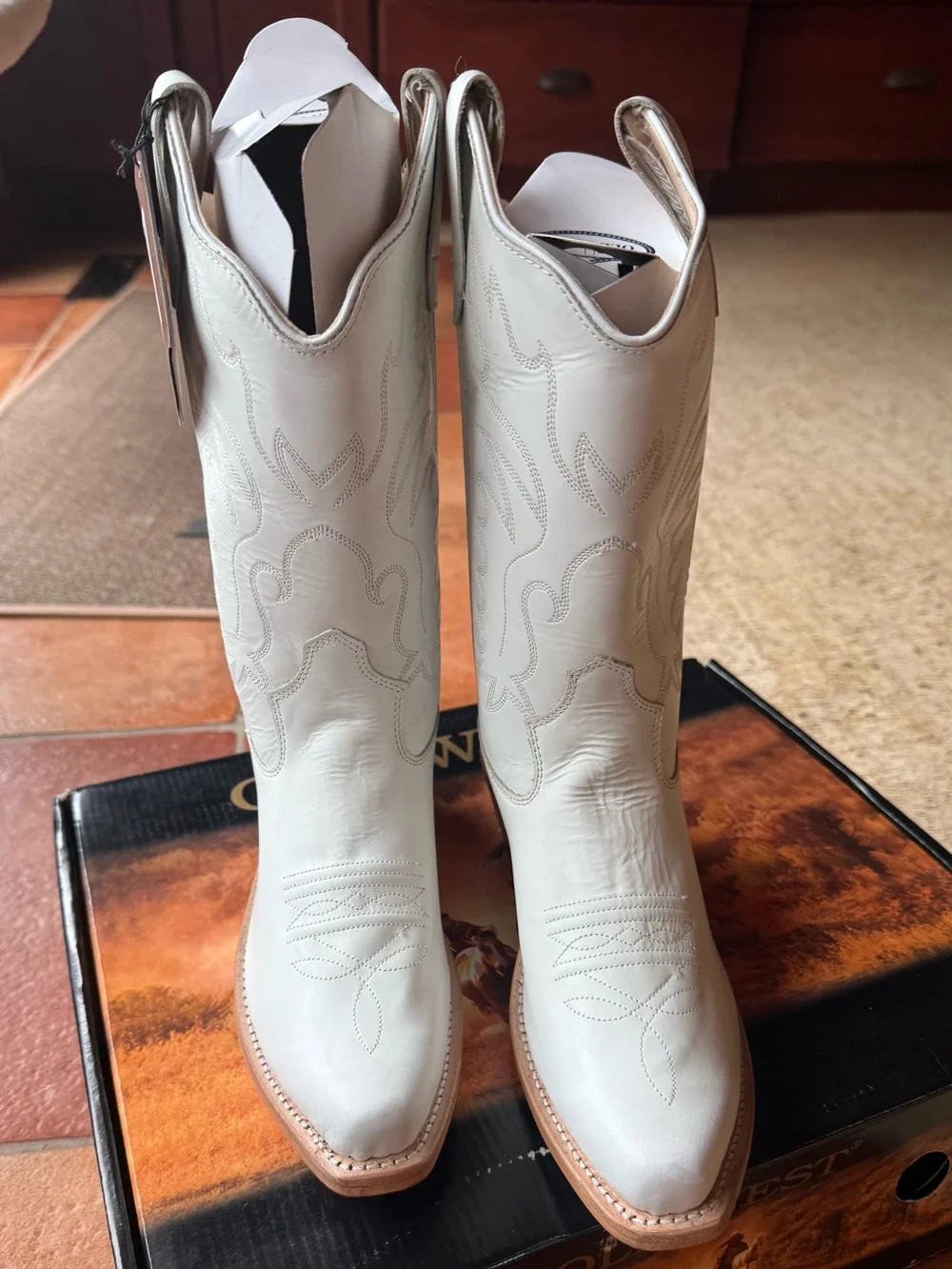 Leather Cowboy Boots